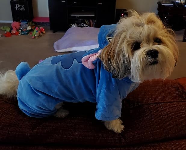 Pet Costume Dog Hoodies Pet Xmas Pajamas Outfit, Pet Coat for Small Medium Large Dogs Cats Winter Cartoon Coat for Party Halloween Christmas - Image 4