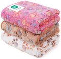Luciphia Dog Blanket 3 Pack, Soft Cozy Fleece Throw for Puppy Cat,23"x16" by luciphia