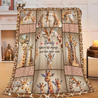 Giraffe Throw Blanket Giraffe Stuff Gifts for Kids Girls Boys Adults Women Men Soft Cozy Warm Plush Fluffy Fuzzy Fleece Blanket Decor 60''X80'' - Image 3