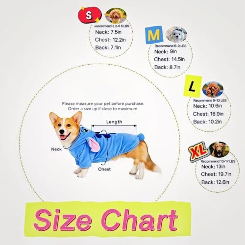 Pet Costume Dog Hoodies Pet Xmas Pajamas Outfit, Pet Coat for Small Medium Large Dogs Cats Winter Cartoon Coat for Party Halloween Christmas - Image 4