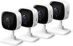 Tapo 2K Indoor Security Camera, Baby Monitor, Dog Camera, Wired, C110P4 | Motion Detection, 2-Way Audio Siren, Night Vision, Cloud & SD Card Storage(Up to 512GB), Works w/Alexa & Google Assistant