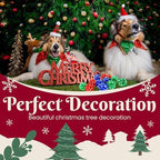 INSUM Christmas Dog Balls Toys, 2.5'' 6 Pack Dog Stocking Stuffers - Image 3