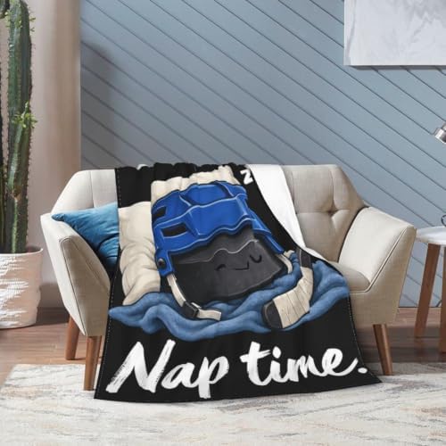 Sleepy Hockey Blanket Throw Gift for Girls Women 80"X60" - Image 2