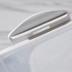 15 Liter / 30 lbs Rice Storage Container with Measuring Cup, BPA free, For Rice | Grain | Pet Food | Flour, 1 count, Clear