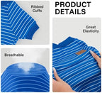 XPUDAC 4 Pack Dog Pajamas Striped Dog Clothes for Medium Large Dogs Girl Boy Comfy Puppy Outfit Doggy Jammies Onesie Pet Costume, 4XL - Image 2