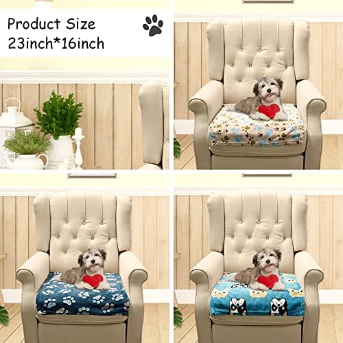 Rezutan Small Dog Blanket, Soft Puppy & Cat Flannel 3 Pack, 23"x16" - Image 5