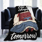Sleepy Book Blanket Throw Gift for Girls Women 60"X50" by Unknown