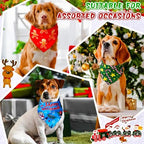 100 Pcs Christmas Dog Bandanas Bulk for Small Medium Pet Dog Cat - Image 2