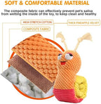 lilfrd Dog Puzzle Enrichment Toy, Squeaky Crinkle Plush Snail Pup Toys - Image 3