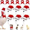 Weewooday 12 Pcs Mini Christmas Santa Hat Scarf Set, Small, Classic Style by Weewooday