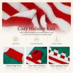 PUMYPOREITY Christmas Cat Sweater, Tree Pattern Knit Sweater for Cats Only - Image 3