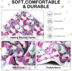 Reginary 4 Pcs Guinea Pig Fleece Cage Liners, Moon Star, 24 x 47 Inch - Image 3