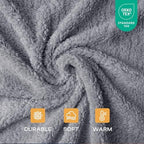 Luciphia 3 Pack Soft Sherpa Fleece Blankets for Dogs Cats Puppies,23"x16" - Image 2