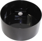 Pawvac 12 Ounce Vacuum Sealed Pet Food Storage Container; Black Cap & Body/Black Paws