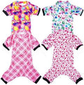 PET SHOW 4 Pack Fleece Dog Pajamas Warm Girl for Medium Dogs by PETSHOW