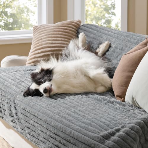 Bedsure ComfyFleece® Waterproof Blanket for Bed, Twin（60"x80"） Warm Grey - Image 2
