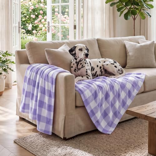 BEDELITE Buffalo Plaid Flannel Fleece Twin Blanket for Couch & Bed - Image 5