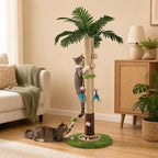 Cat Scratching Post for Indoor Cat Adult, 35 Inch Tall Tree Scratching Post by Crazyou