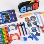 Ulema 85Pcs Video Game Stationery Set Gifts for Boys Girls Birthday Gifts and Classroom Rewards Office Supplies with Multi-Coloe Pens, Pencils, Erasers, Sticky Notes etc. - Image 4
