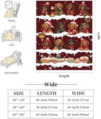 Christmas Dachshund Throw Blanket Cute Wiener Dog Gifts 40''x50'' - Image 6