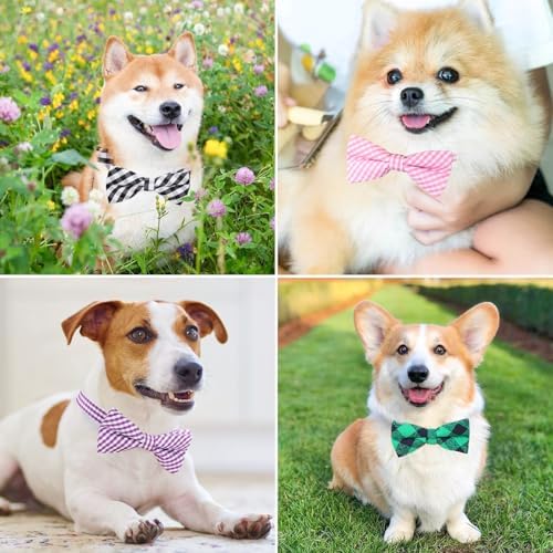 Segarty Bowties for Dogs, 30 PCS Grooming Dog Bow Ties with Adjustable Collar Puppy Bow Ties Bulk for Small Medium Pets Cats Christmas Valentine Holiday - Image 5