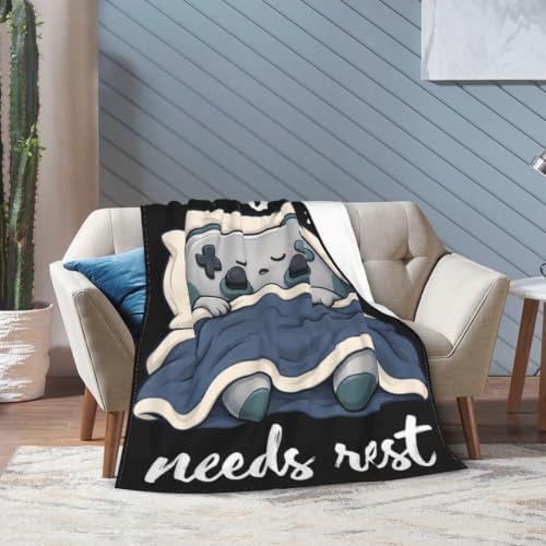 Sleepy Game Controller Blanket Throw Gift for Girls Women 50"X40" - Image 2
