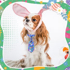 Chunful 150 Pcs Easter Dog Bow Ties Collars Bulk Easter Adjustable Cat Dog Bowtie Neckties Collars Set Basic Bow Tie for Small Medium Pet Grooming Accessories - Image 6