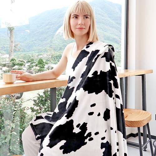 Cow Print Blanket for Girls Boys, 40x50 inches - Image 3