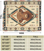 Highland Cow Blanket Western Highland Cow Throw Stuff Gifts 80"x60" - Image 3
