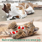MALLMALL6 6Pcs Christmas Candy Cane Catnip Toys Gift for Indoor Chew Bite Kick Catmint Pet Supplies, Cute Interactive Toy for Cat Lover Xmas Presents (Tricolor) - Image 5
