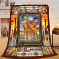 Giraffe Throw Blanket Giraffe Stuff Gifts for Kids Girls Boys Adults Women Men Soft Cozy Warm Plush Fluffy Fuzzy Fleece Blanket Decor 40''X50'' by Fuzawet