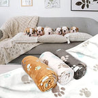 Rezutan Small Dog Blanket, Soft Puppy & Cat Flannel 3 Pack, 23"x16" - Image 5
