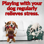 Plush Dog Toy - Dog Stuffed Animal Toy, Puppy Toys, Squeaky Dog Toy for Small, Medium & Large Dogs, Durable Plush to Keep Them Busy Morris Moose (Christmas) - Image 7