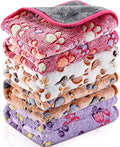 Reginary 4 Pcs Guinea Pig Fleece Cage Liners, Paw Print, 35 x 24 Inch by Reginary