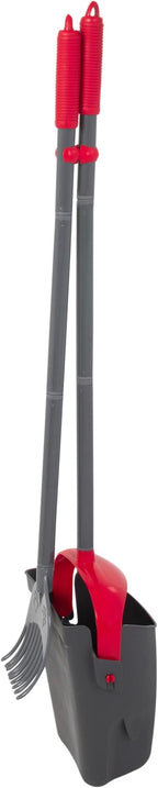 Arm & Hammer Pooper Scooper for Extra Large Dogs Heavy Duty, Outside Yard Dog Poop Scoop Pet Waste Clean Up with Bag Attachment - 2 Waste Bags Included | Includes 2 waste bags plus an attachment to hold them, keeps hands clean while picking up after pe...