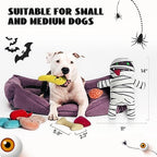 Nocciola Halloween Zombie Mummy Dog Toys with Organs: Funny Cool Hide and Seek Squeaky Chew Toys for Puppies, Small and Medium Size Breed, Plush Stuffed Cognitive Puzzle Toys for Training - Image 5