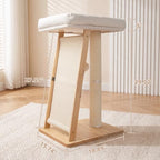 31.5" 3-in-1 Natural Pine Wood Cat Scratching Post Large - Image 2