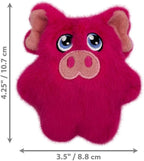 KONG Snuzzles Kiddos Mini Extra Small Dog Toy - Soft Plush Squeaky Toy for Small Dogs & Puppies (Duck/Pig Combo)
