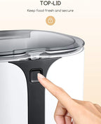 Automatic Cat Feeder, Faroro Dog Food Dispenser for Small Pets with Distribution Alarms, Portion Control, Voice Recorder and Programmable Timer for up to 4 Meals per Day
