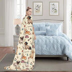 Puppy Dogs Flannel Fleece Throw Blanket, 50"x40" - Image 2