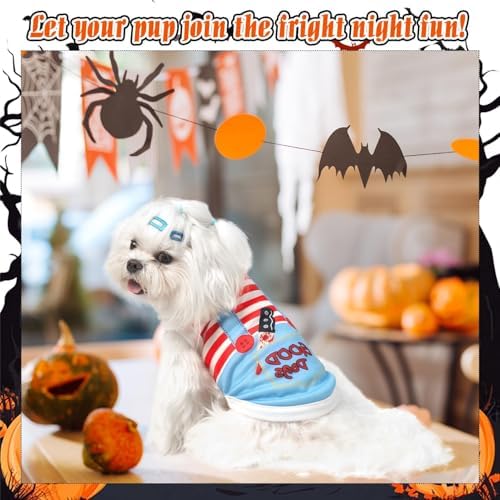 BINGPET Dog Halloween Shirt, Deadly Doll Funny Costume, Soft Cotton T-Shirt - Image 2