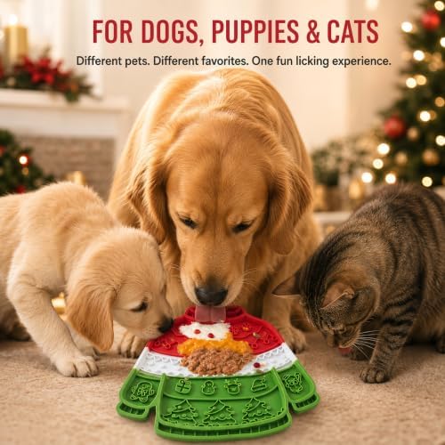 Christmas Lick Mat for Dogs, Puppies & Cats, 29 Suction Cups - Image 6
