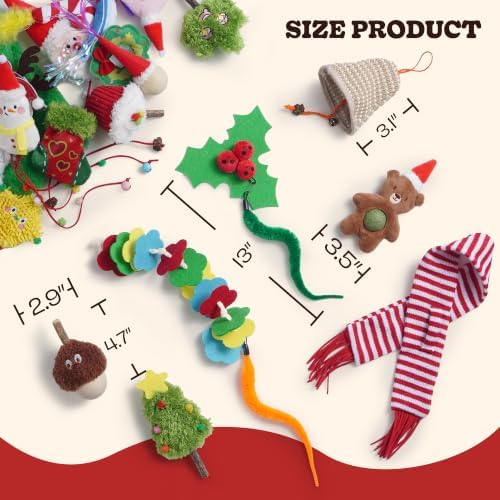 Nocciola Christmas Cat Toys Box Gift- Advent Calendar 2026 24Days Surprise - Image 5
