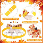 Huhumy 50 Pcs Fall Dog Bow Tie Bulk Thanksgiving Pet Collar for Dog Cat - Image 4