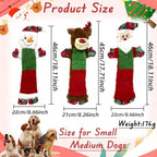 3PCS Christmas Dog Squeaky Toys, Interactive Plush with Crinkle - Image 3