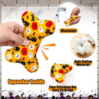 6 Pcs Halloween Dog Toys, Squeaky Bone Plush Toys - Image 3