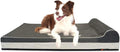 Laifug Orthopedic Dog Beds for Large Dogs,4.5" Memory Foam Dog Beds,Durable Water Proof Liner Removable and Washable, Nonskid Bottom, Grey 46"x28"x8"