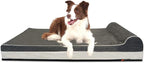 Laifug Orthopedic Dog Beds for Large Dogs,4.5" Memory Foam Dog Beds,Durable Water Proof Liner Removable and Washable, Nonskid Bottom, Grey 46"x28"x8"