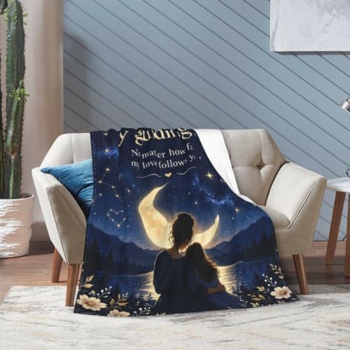 Mom Daughter Guiding Star Blanket Love Throw Stuff Gifts 60"x50" - Image 5