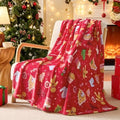 BEDELITE Red Gingerbread Christmas Throw Blanket for Decor & Gift, 50"x60" by BEDELITE